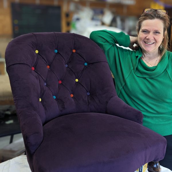 Sofa Mastery: Upholstery Student at Class